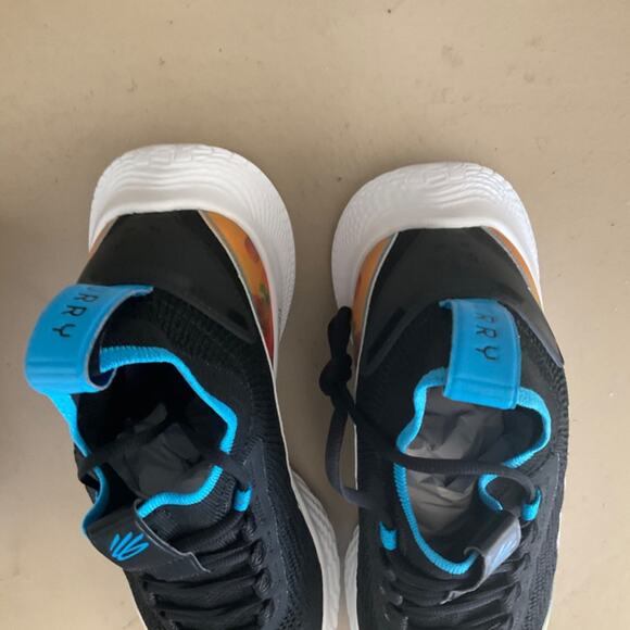 NIB Under Armour Curry shoes 8 PRNT Flow Tie Dye black collectors 12 limited - Picture 10 of 14